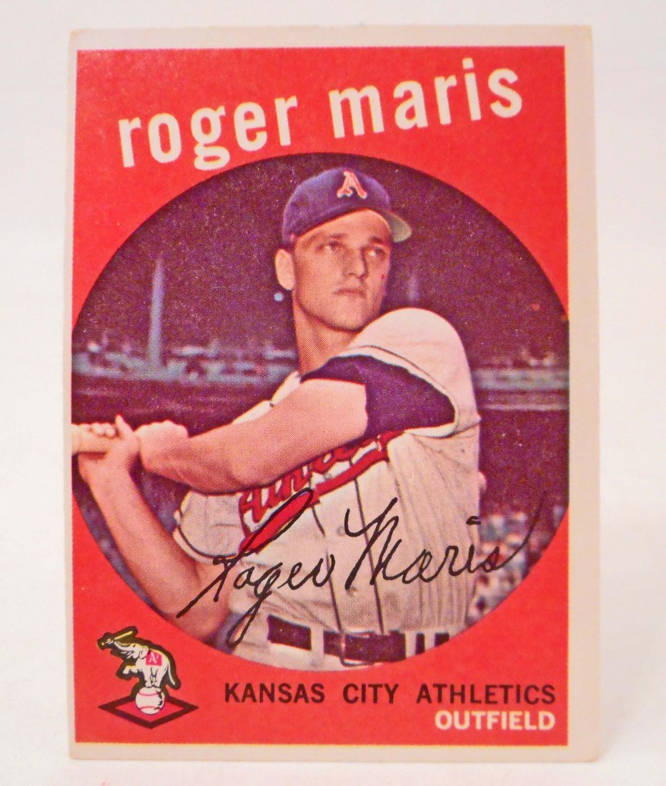 1959 TOPPS #202 ROGER MARIS BASEBALL CARD: N/A