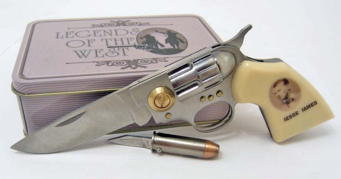 LEGENDS OF THE WEST JESSE JAMES KNIFE IN COLLECTIBLE: N/A
