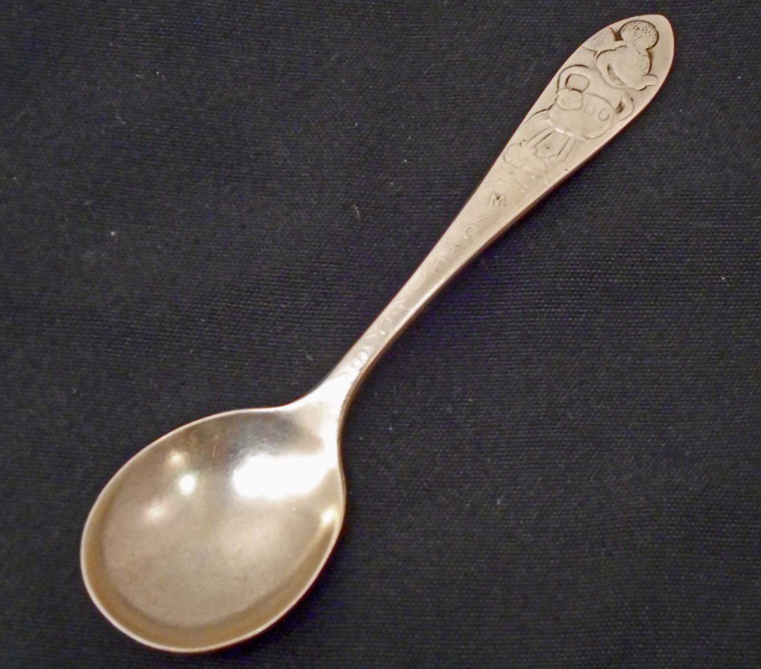 VINTAGE CIRCA 1930'S DISNEY MICKEY MOUSE CHILD'S SPOON: N/A