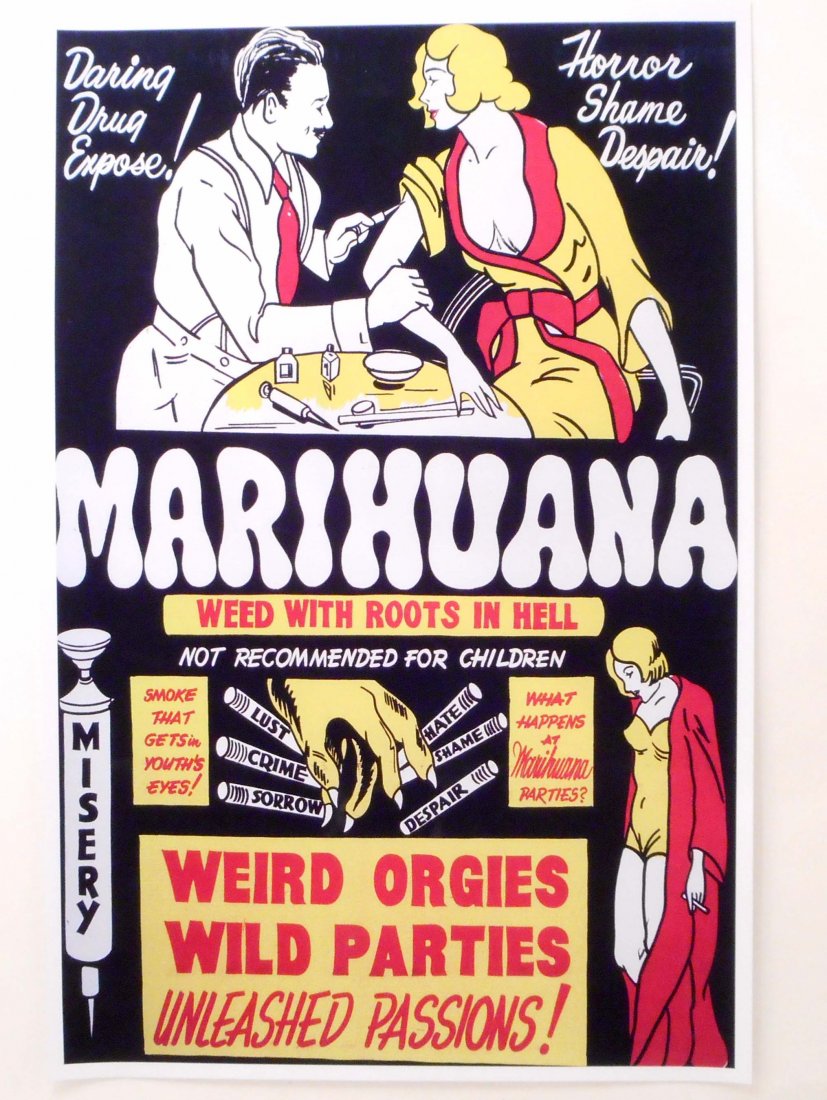 MARIHUANA WEED WITH ROOTS IN HELL MOVIE POSTER PRINT: N/A