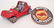 VINTAGE HOT WHEELS RED LINE SAND CRAB RUBY RED CAR W/