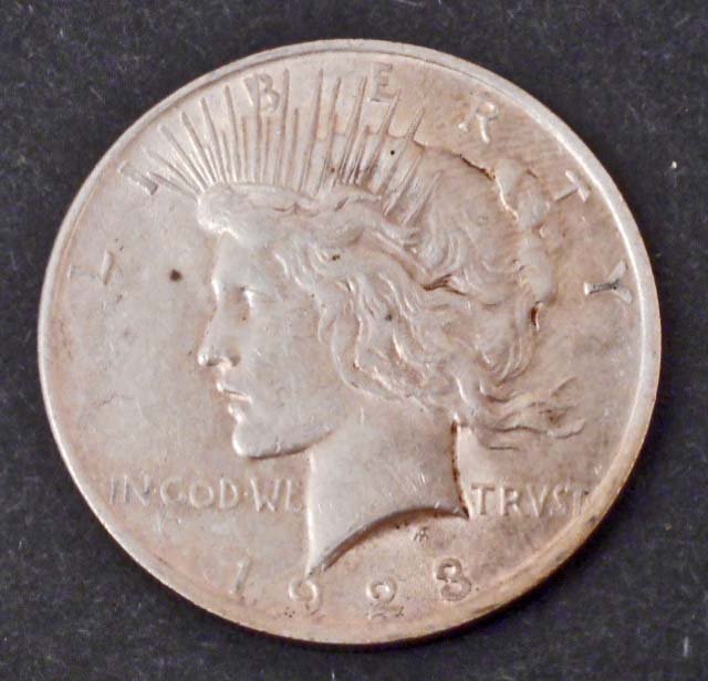 1923-P PEACE SILVER DOLLAR: N/A