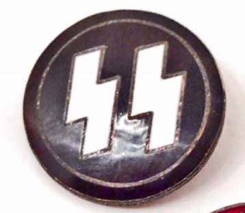NAZI GERMAN SS PARTY BADGE: Poss. Post War