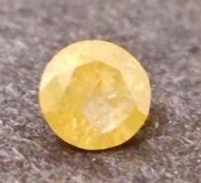 RARE 0.17 CT. FANCY YELLOW DIAMOND: N/A