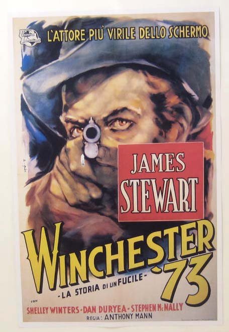 "WINCHESTER 73" JAMES STEWART MOVIE POSTER PRINT: 11" by 17"
