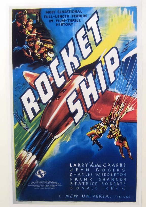 "ROCKET SHIP" MOVIE POSTER PRINT: 11" by 17"