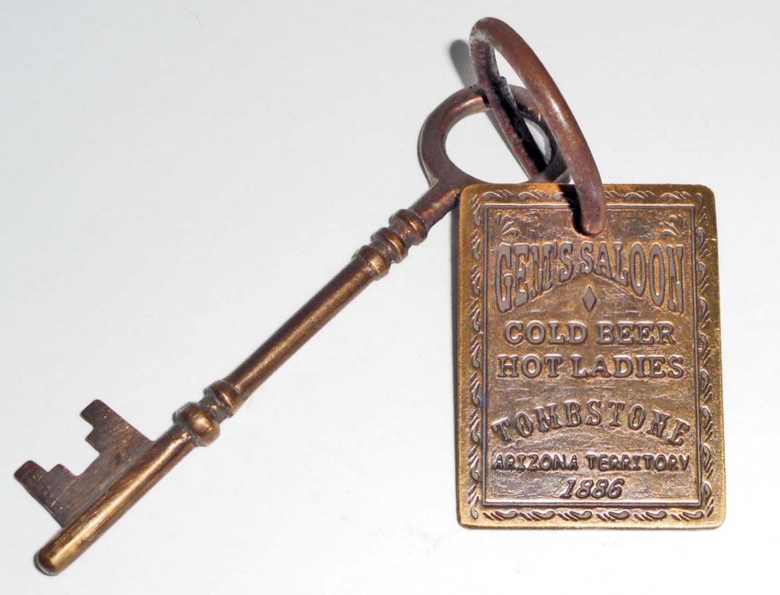 GEMS SALOON TOMBSTONE ARIZONA BROTHEL HOTEL KEY: N/A