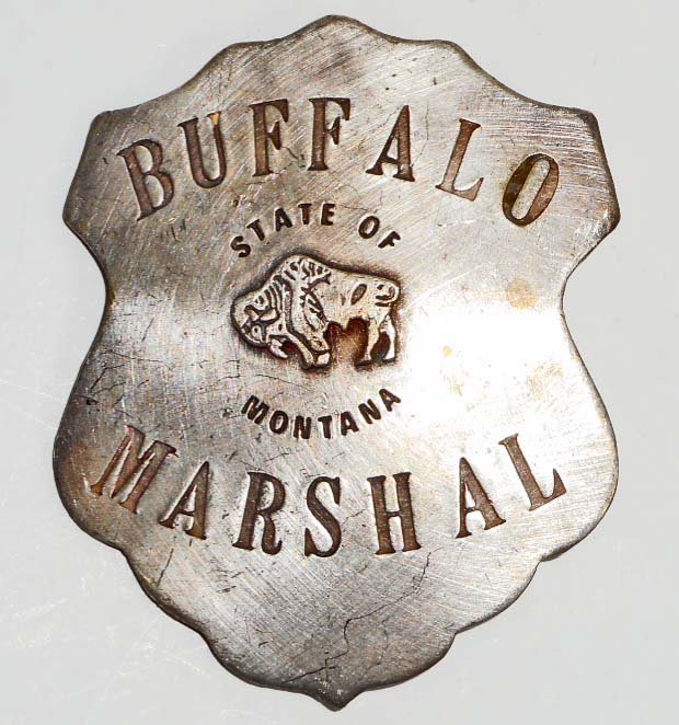 OLD WEST STYLE BUFFALO MARSHAL BADGE (1 of 1)