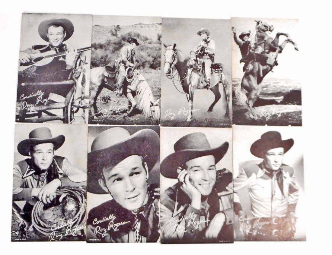 LOT OF 8 VINTAGE ROY ROGERS WESTERN COWBOY MUTOSCOPE (1 of 1)