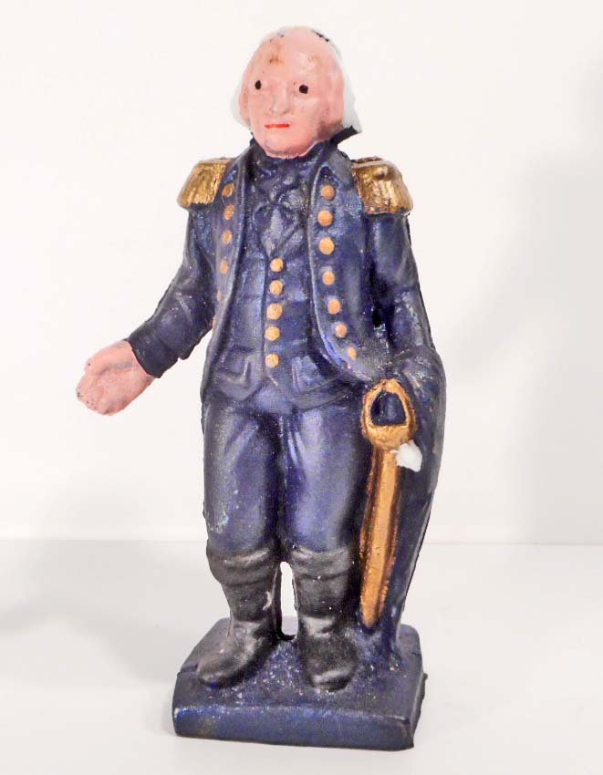 CAST IRON GEORGE WASHINGTON PAPER WEIGHT / DOOR STOP (1 of 1)