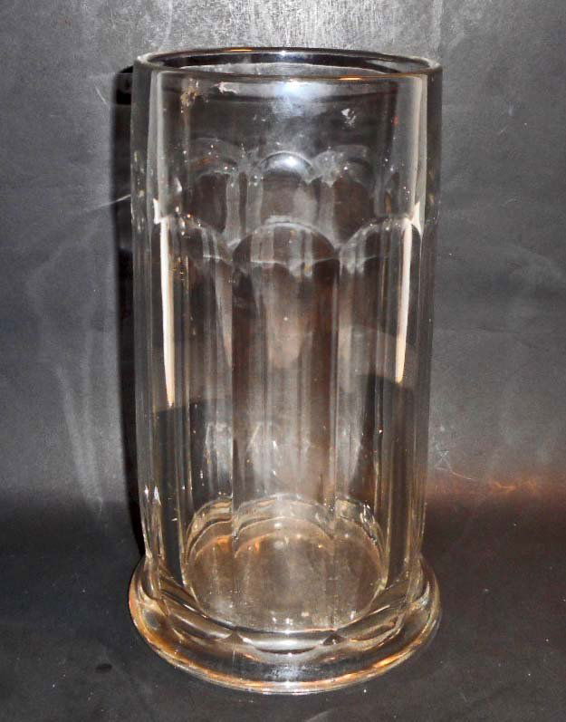 LARGE BARBER STERILIZATION BOTTLE - 9" TALL, 4.5" DIAM (1 of 1)