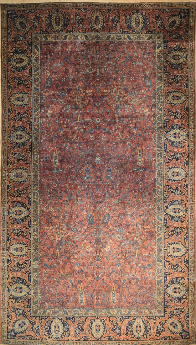 Antique Oversized Persian Sarouk Carpet 11 ft 4 in x 20 ft (3.45 m x 6.09 m) (1 of 1)