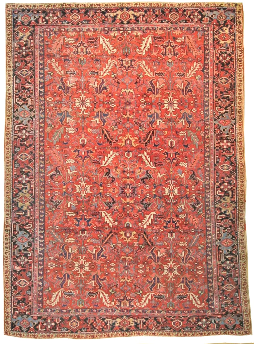Antique Persian Sultanabad Rug 8 ft 0 in x 11 ft 0 in (2.44 m x 3.35 m) (1 of 6)