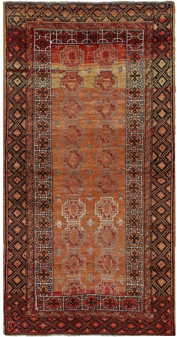 Antique Persian Kurdish Rug 3 ft 9 in x 6 ft 10 in (1.14 m x 2.08 m) (1 of 1)