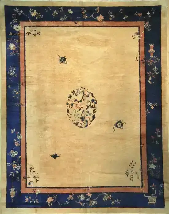Antique Chinese Peking Rug 9 ft 0 in x 11 ft 6 in (2.74 m x 3.51 m) (1 of 4)