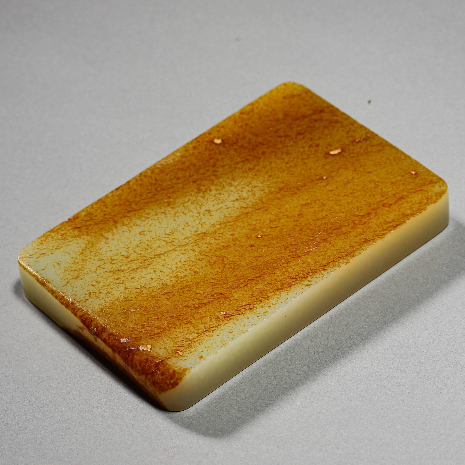 A WHITE JADE INKSTONE - 4