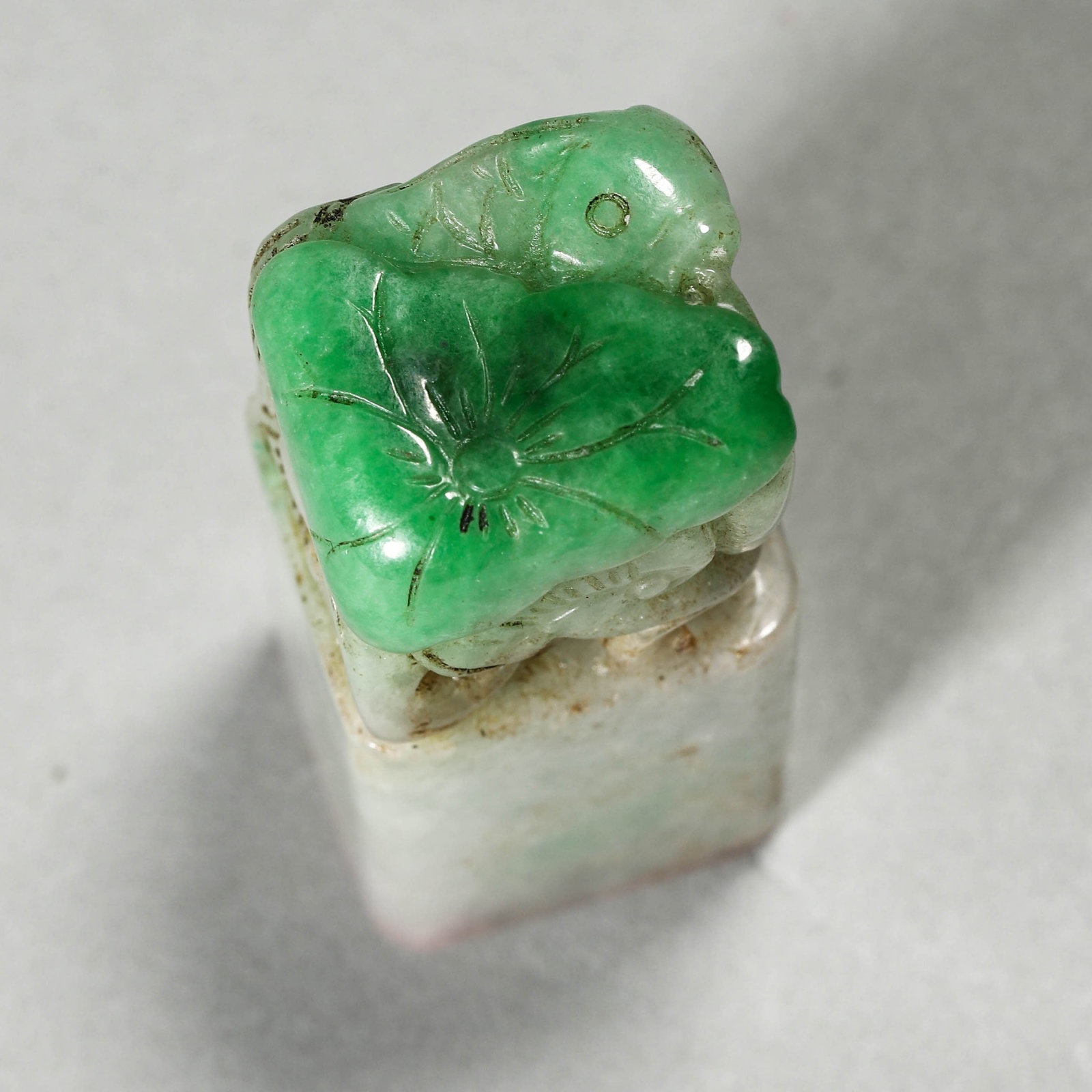 A JADEITE SEAL - 5