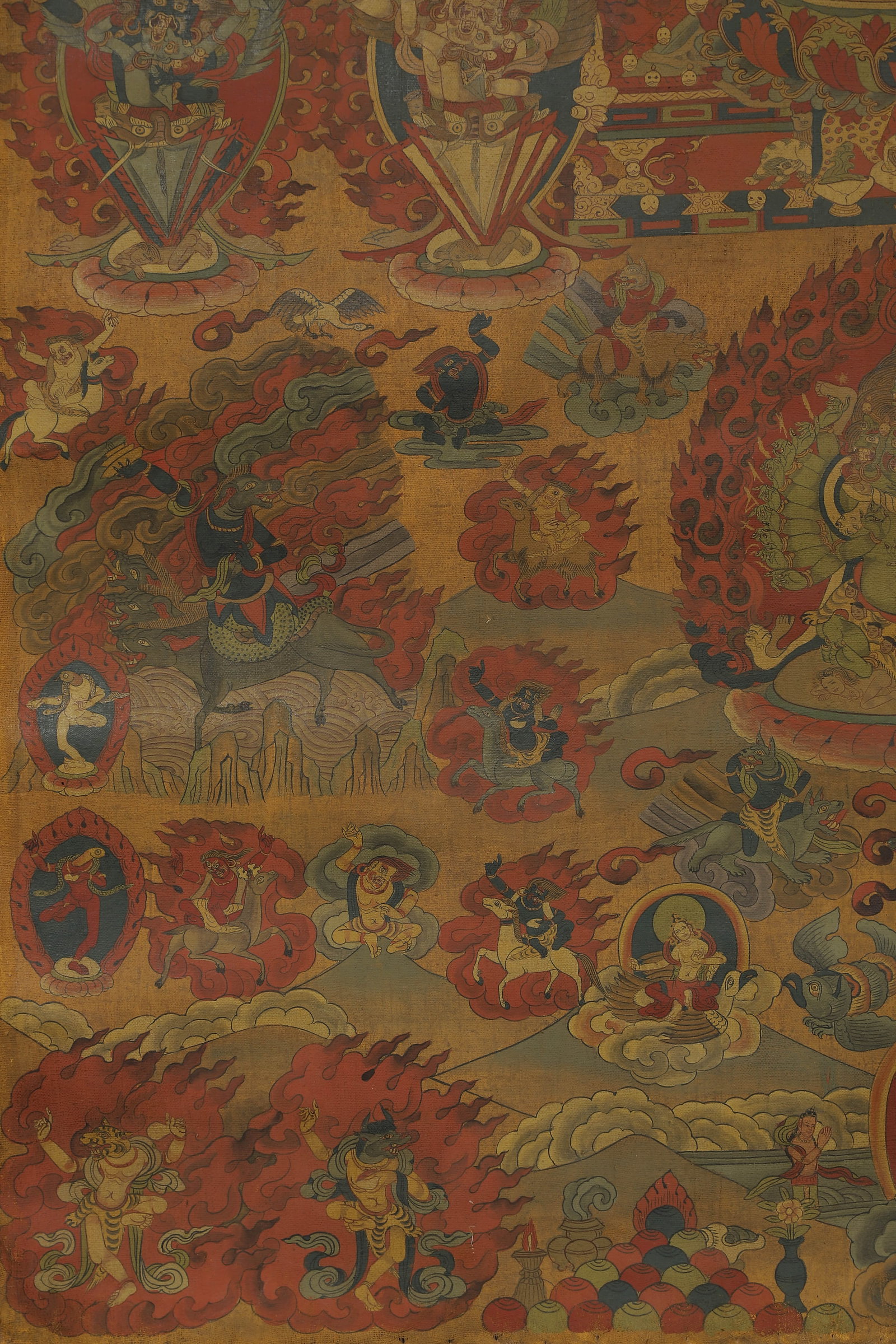 A TIBETAN THANGKA - 3
