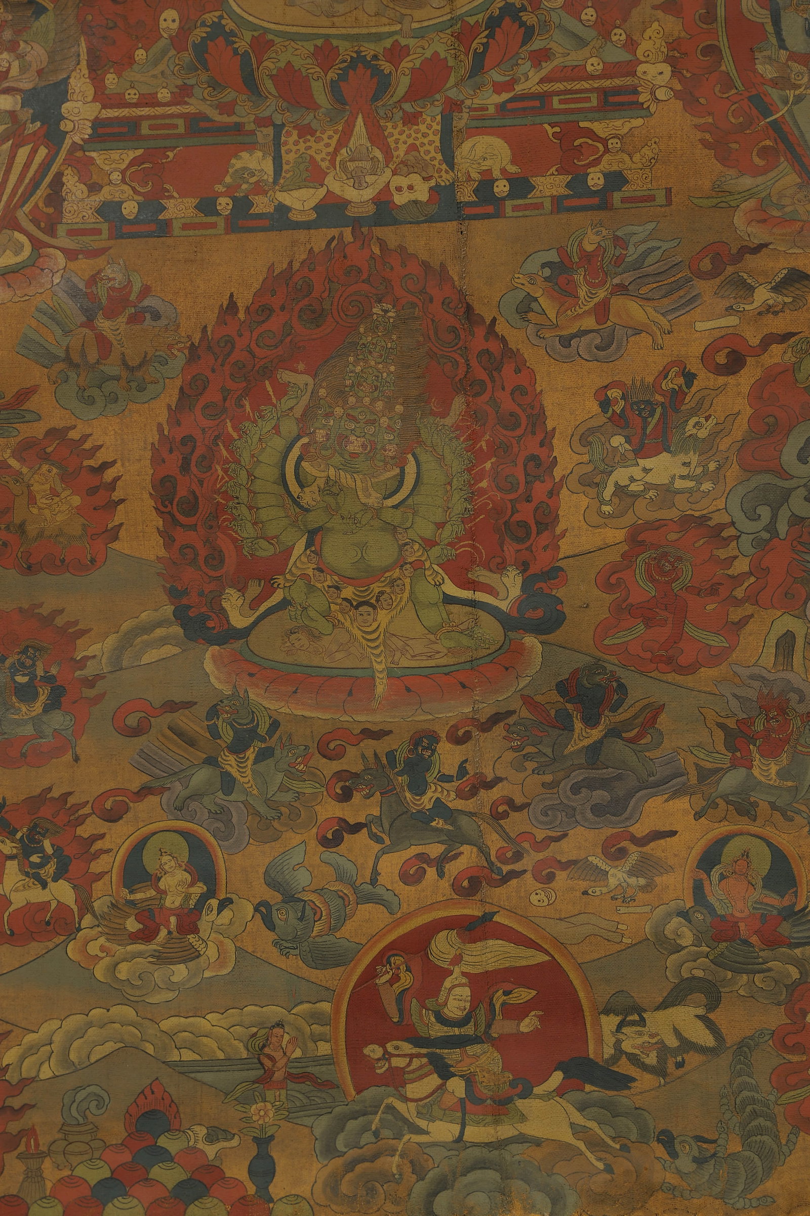 A TIBETAN THANGKA - 4