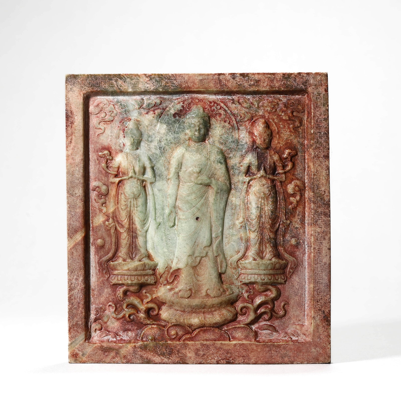 A JADE 'BUDDHA' TABLET (1 of 7)
