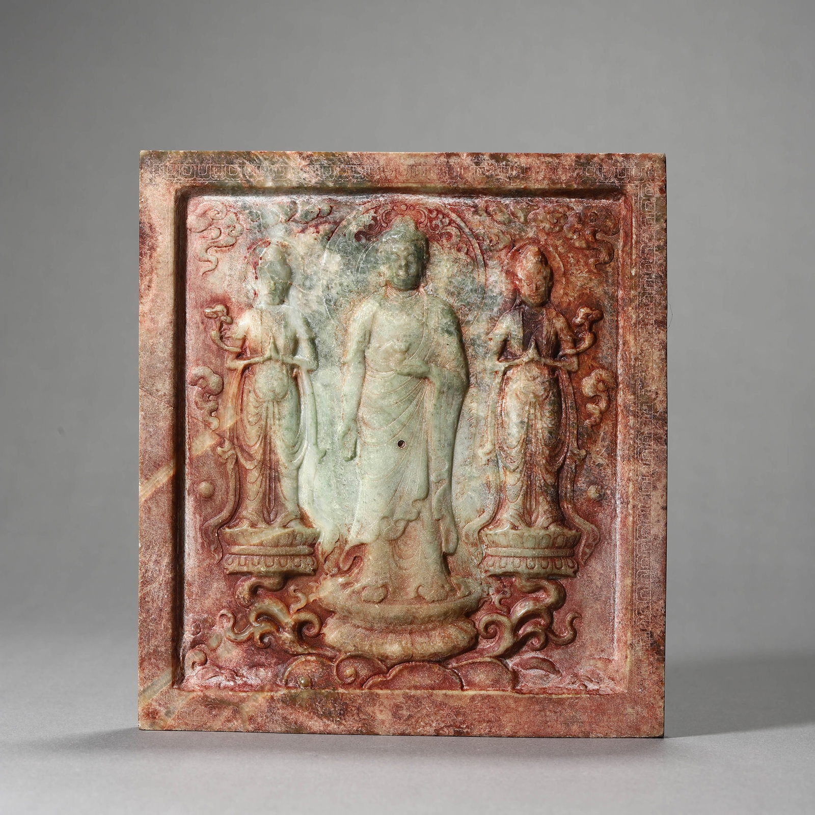 A JADE 'BUDDHA' TABLET - 3