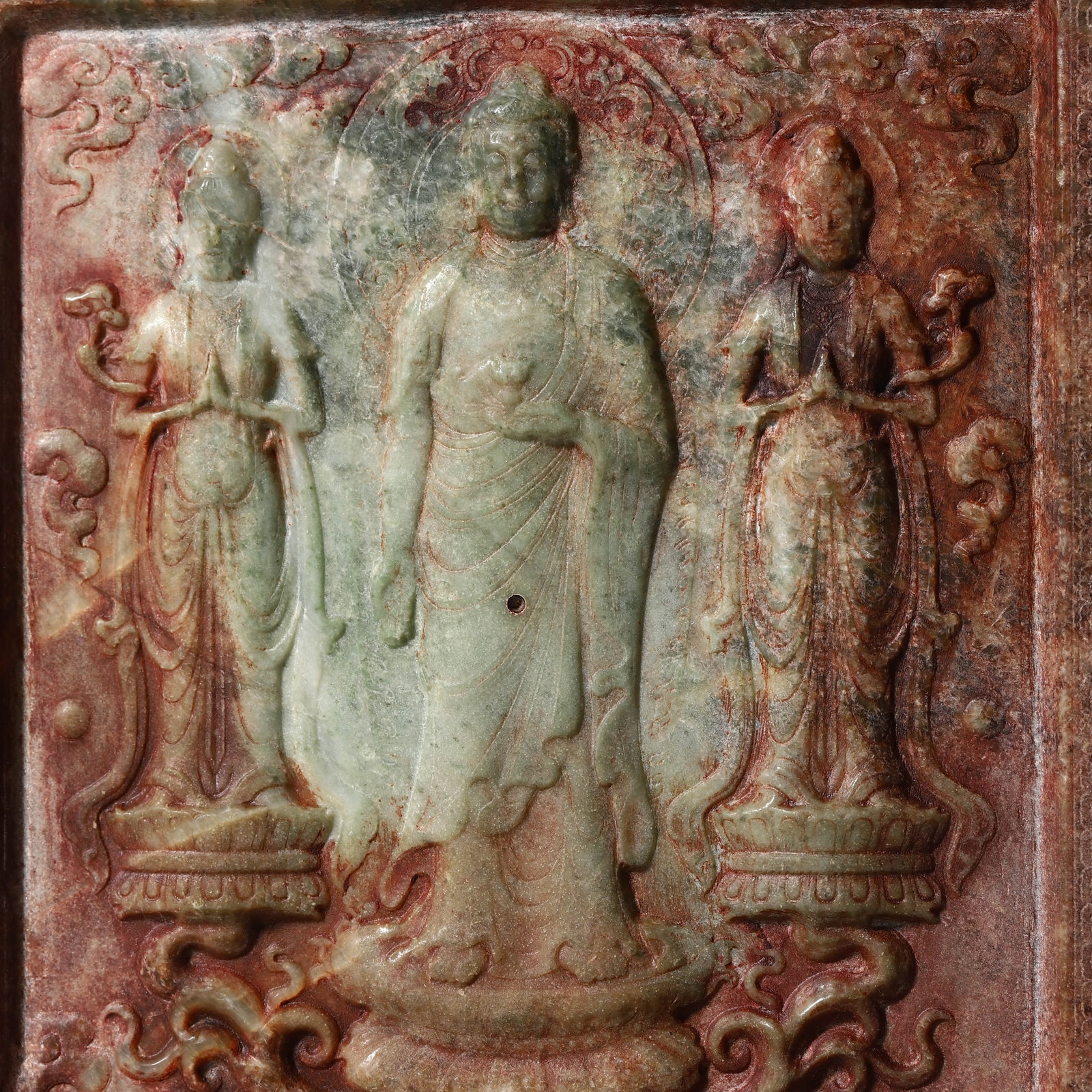 A JADE 'BUDDHA' TABLET - 4