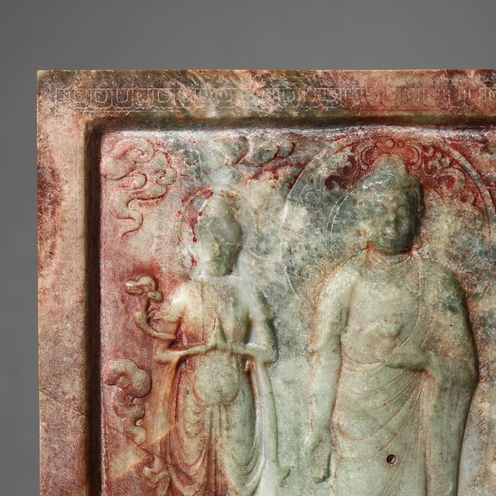 A JADE 'BUDDHA' TABLET - 5