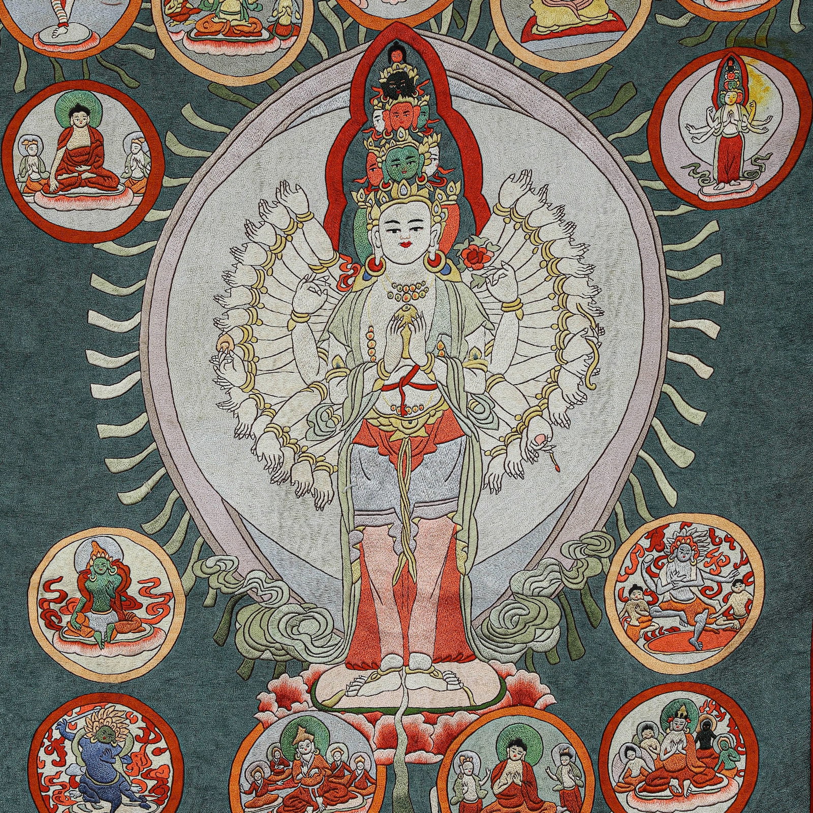 A TIBETAN THANGKA - 3