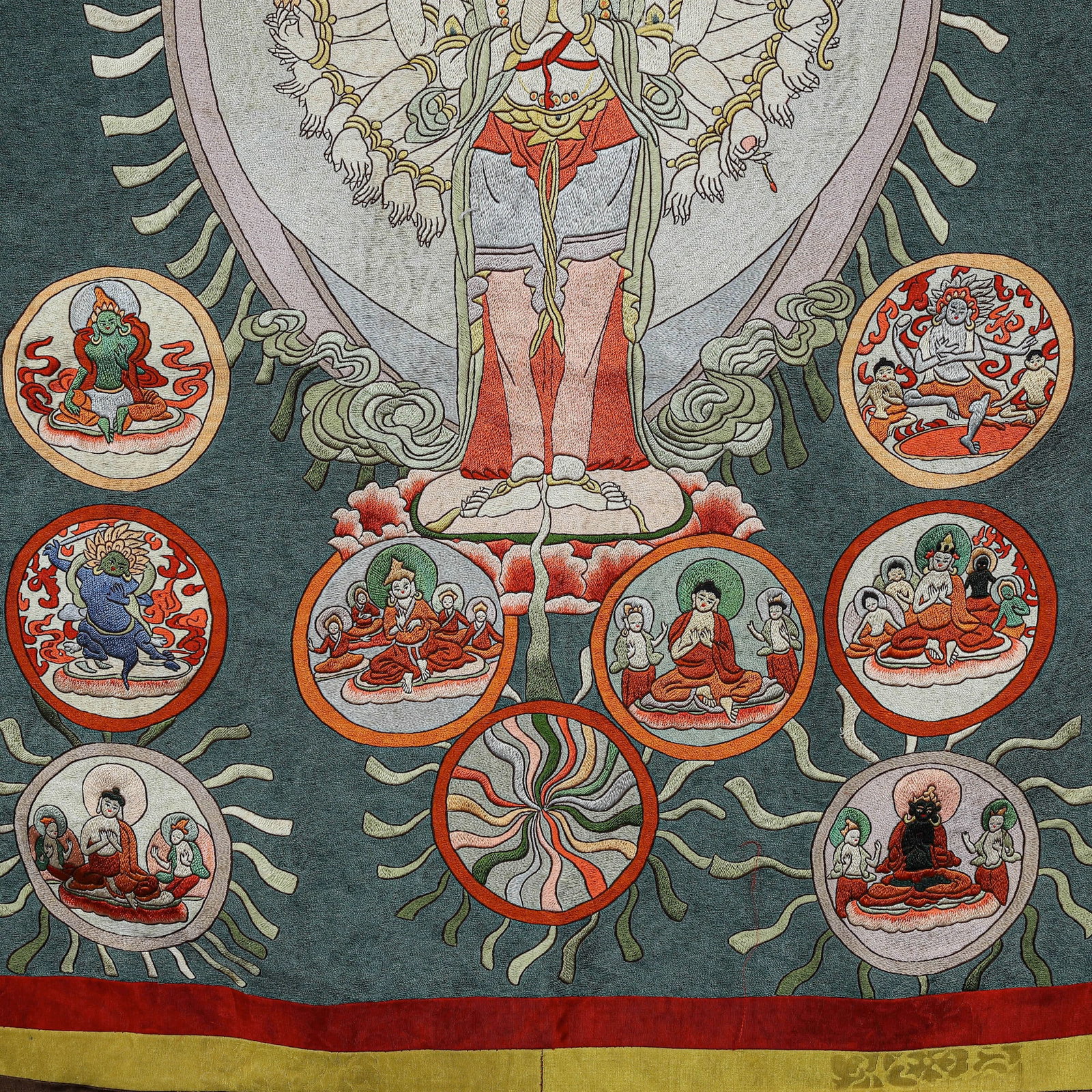 A TIBETAN THANGKA - 4