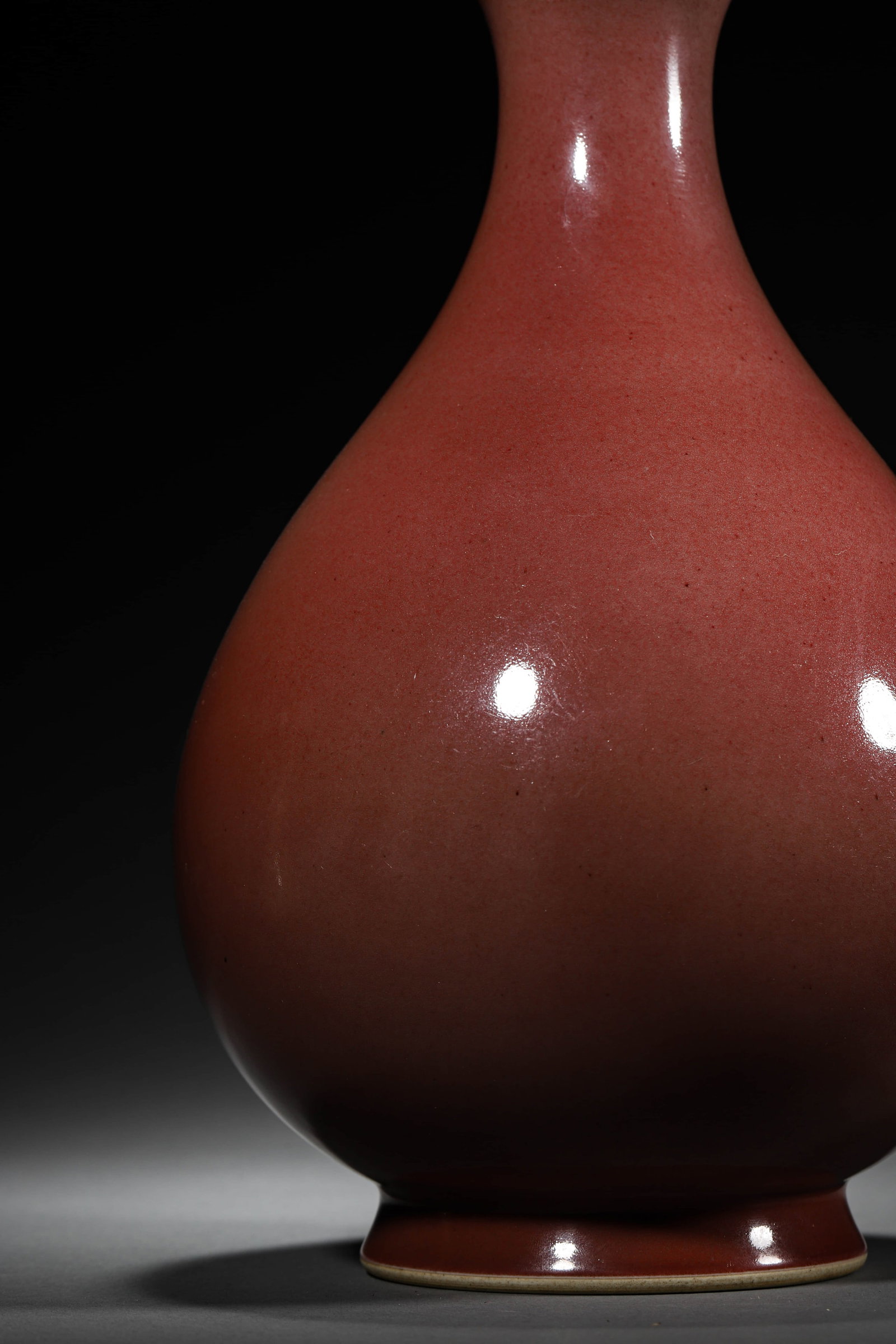 A RED-GLAZED YUHUCHUNPING - 3