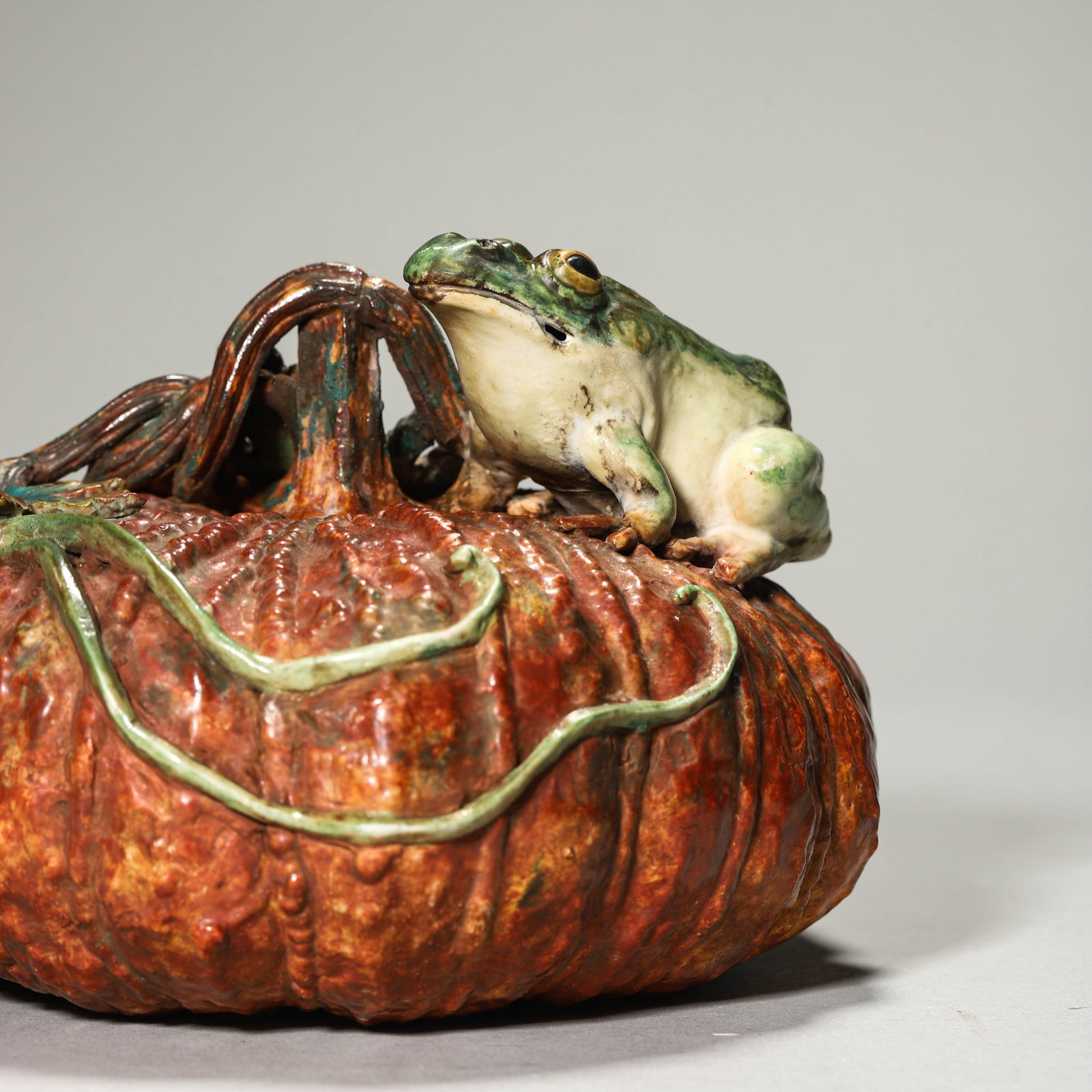 A PORCELAIN BIOMORPHIC CARVING - 2