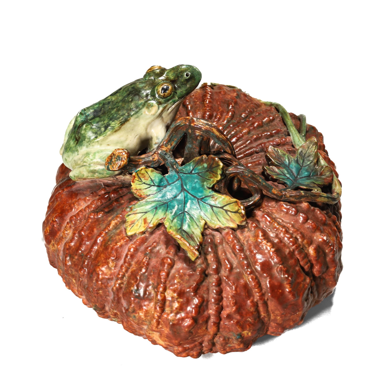 A PORCELAIN BIOMORPHIC CARVING - 3