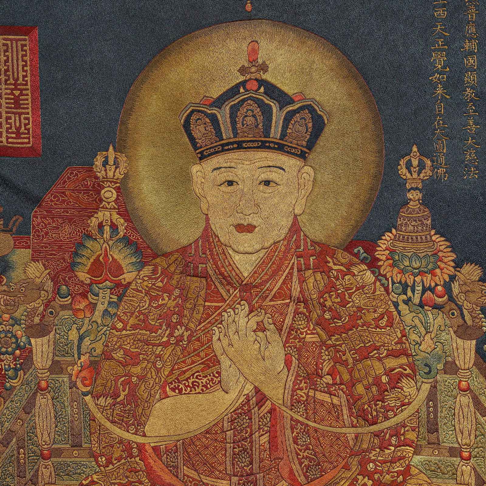 A TIBETAN THANGKA - 8