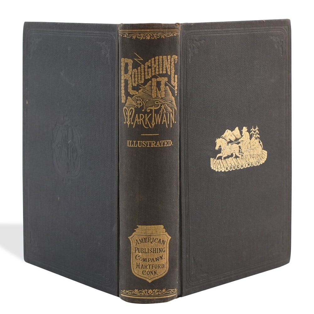 MARK TWAIN SIGNED "ROUGHING IT" - 5