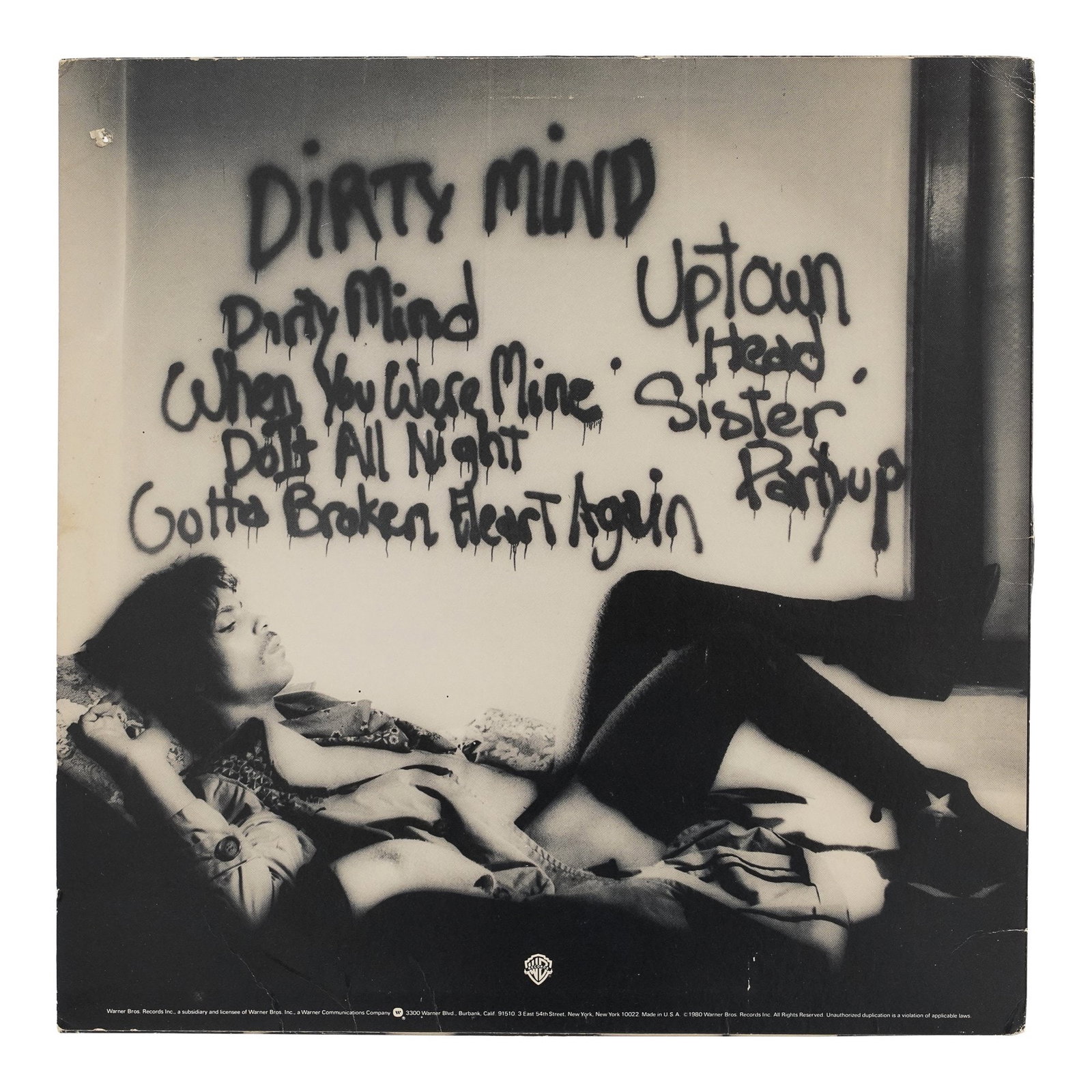 PRINCE SIGNED "DIRTY MIND" LP - 2