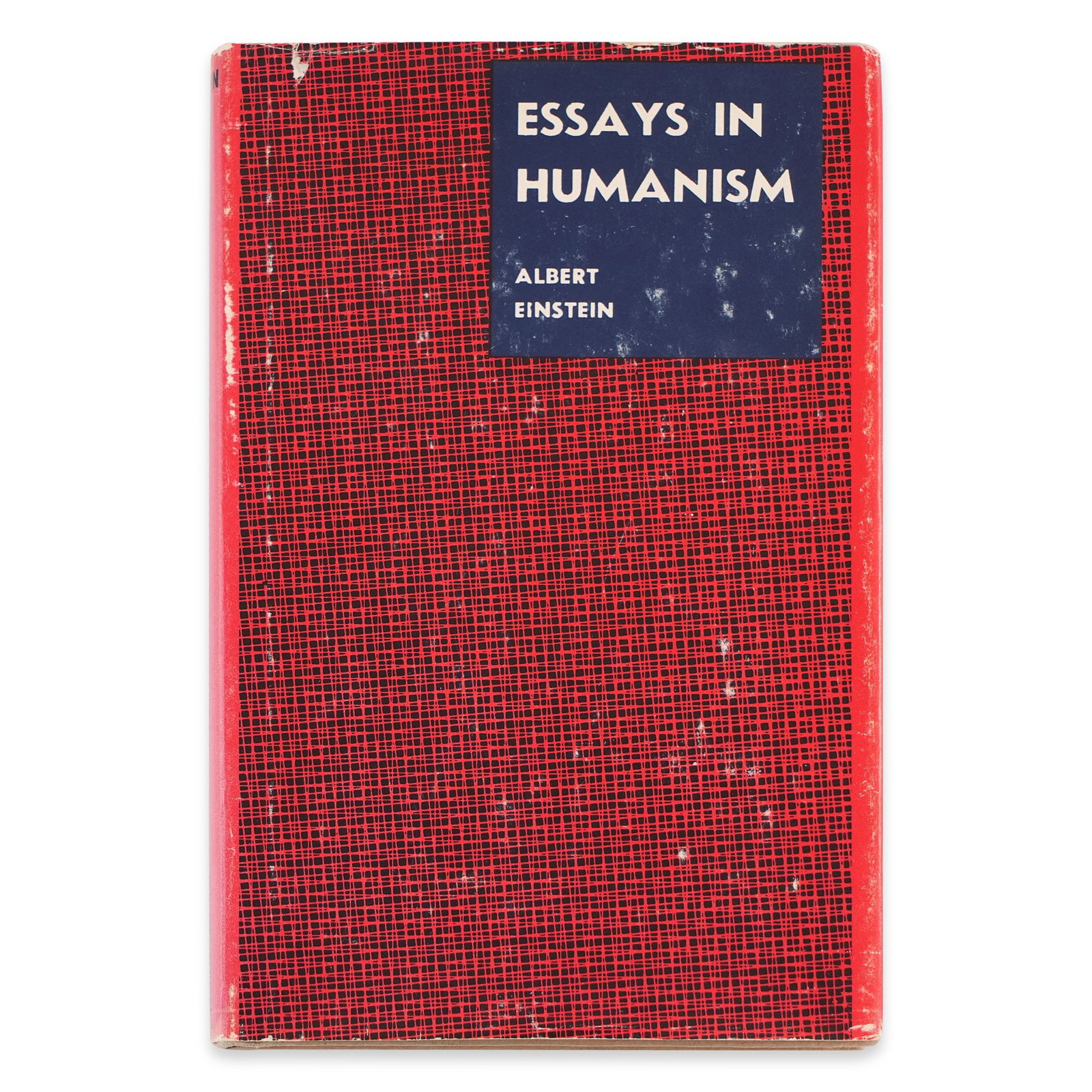 ALBERT EINSTEIN SIGNED "ESSAYS IN HUMANISM": 7 1/2 x 4 3/4 in (19 x 12.2 cm) Provenance and Authentication: This collectible has undergone a rigorous forensic evaluation. The signatures were carefully analyzed across multiple criteria,