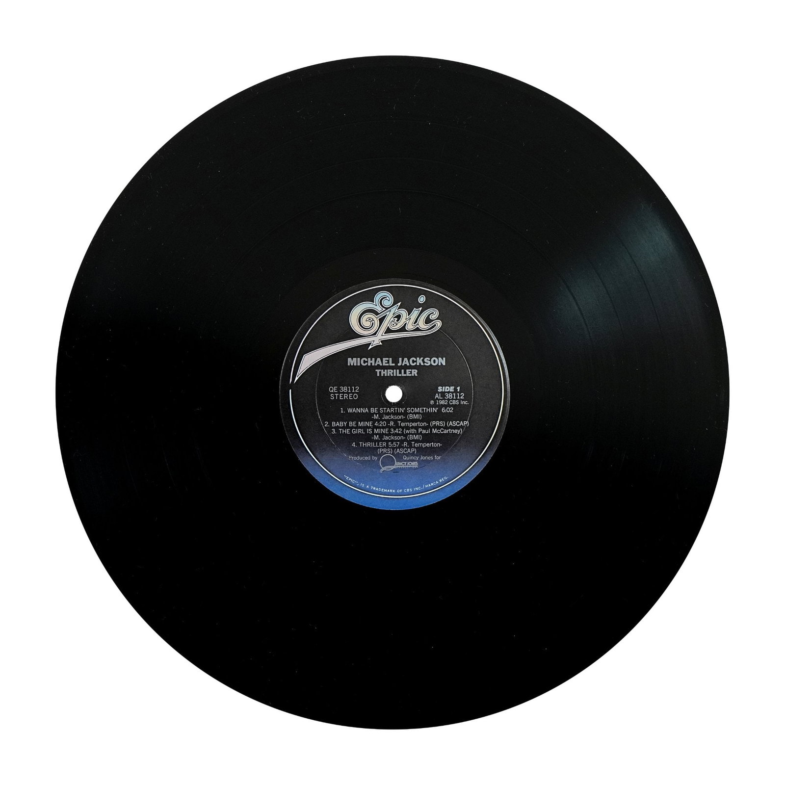 MICHAEL JACKSON SIGNED "THRILLER" LP - 7