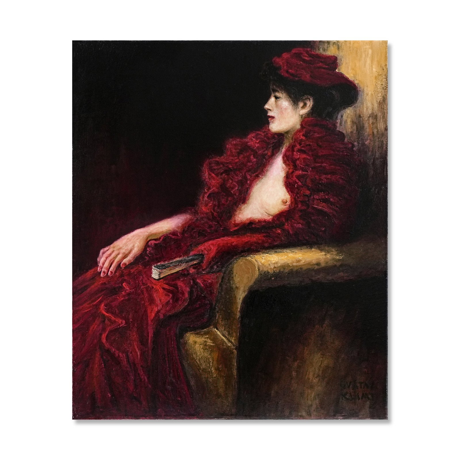 GUSTAV KLIMT (1862-1918), ATTRIBUTED TO, OIL ON CANVAS