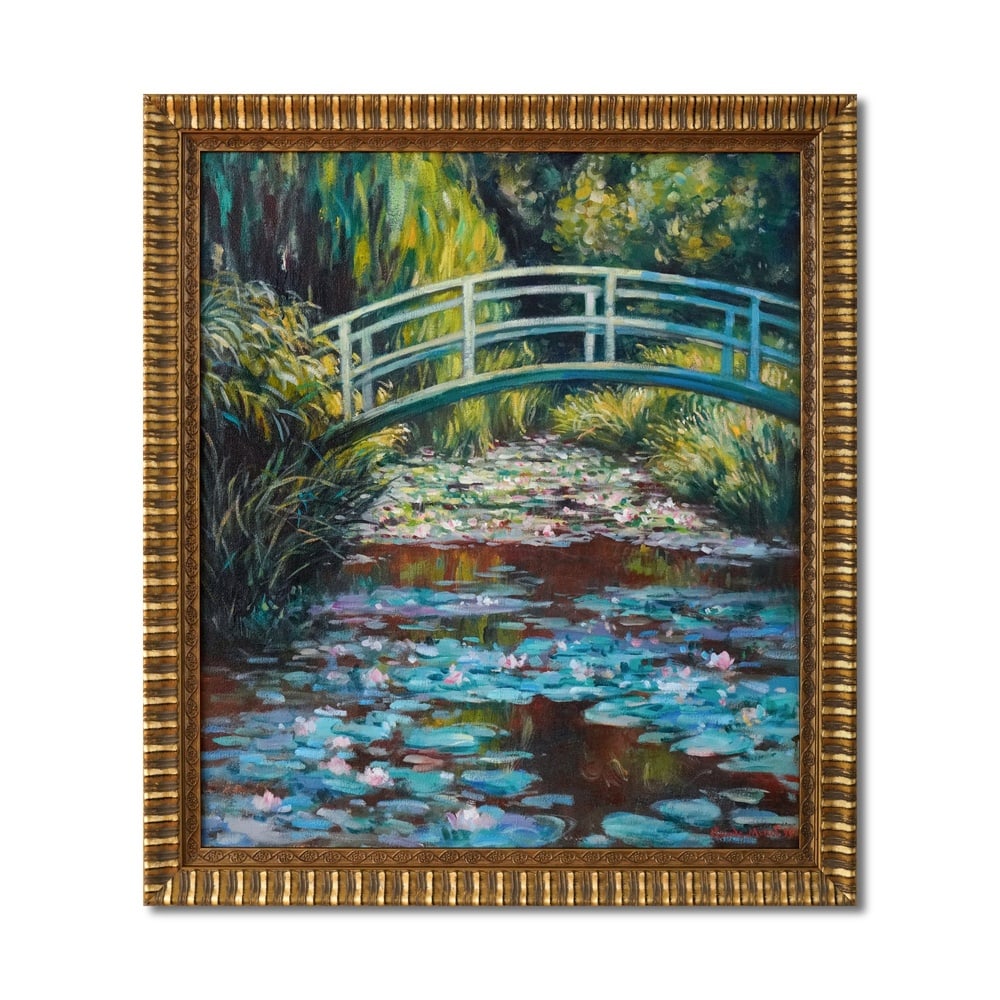 CLAUDE MONET (1840-1926), ATTRIBUTED TO, OIL ON CANVAS: Signed (lower right) Image Dimensions: 29 1/2 x 25 5/8 in (75 x 65 cm) Framed Dimensions: 33 7/8 x 29 1/2 in (86 x 75 cm) This painting comes with COA. Claude Monet stands as one of the most transform