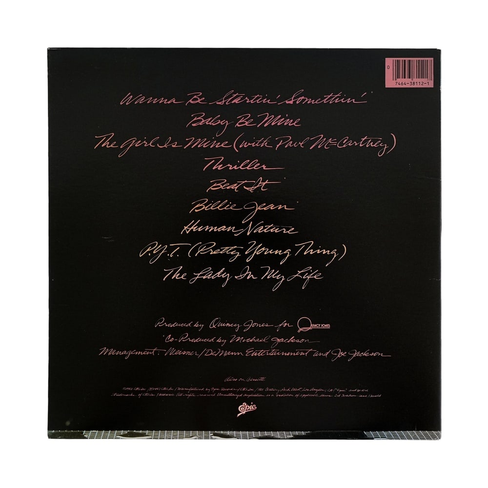 MICHAEL JACKSON SIGNED "THRILLER" LP - 4