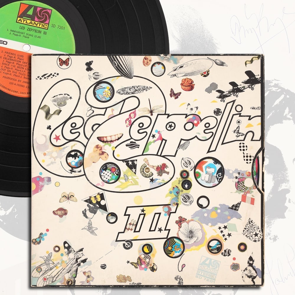LED ZEPPELIN FULLY SIGNED "LED ZEPPELIN III" LP (1 of 5)