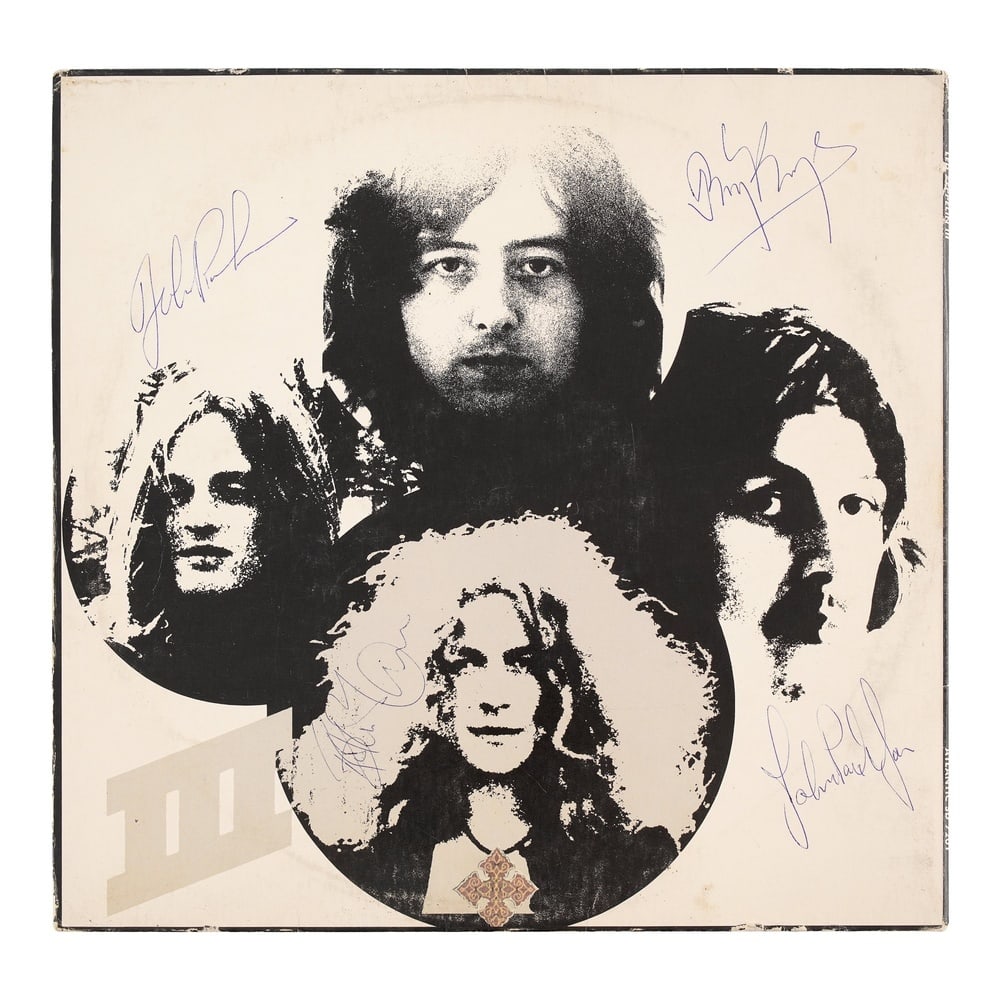 LED ZEPPELIN FULLY SIGNED "LED ZEPPELIN III" LP - 2