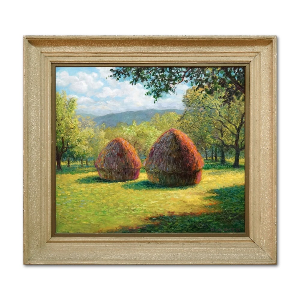 CLAUDE MONET (1840-1926), ATTRIBUTED TO, OIL ON CANVAS: Signed (lower right) This painting comes with COA. Image Dimensions: 29 1/2 x 26 in (75 x 66 cm) Framed Dimensions: 96 x 87 cm (37 3/4 x 34 1/4 in) Claude Monet (1840-1926), a founding figure of Impre
