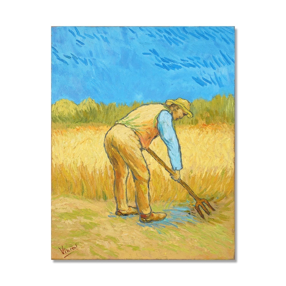 VINCENT VAN GOGH (1853-1890), ATTRIBUTED TO, OIL ON CANVAS: Signed (lower left) Image Dimensions: 27 1/2 x 21 5/8 in (70 x 55 cm) This painting comes with COA. Vincent van Gogh stands as one of the most influential figures in the history of modern art, whose