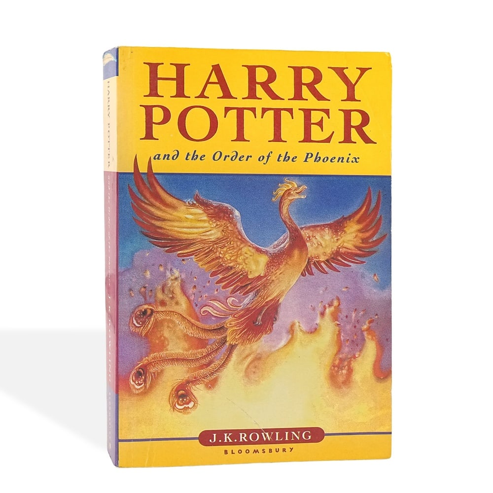 J.K. ROWLING SIGNED "HARRY POTTER AND THE ORDER OF THE PHOENIX," UK FIRST PAPERBACK EDITION, FIRST: 7 3/4 x 5 1/8 in (19.8 x 13 cm) A signed copy of Harry Potter and the Order of the Phoenix by J.K. Rowling, published by Bloomsbury, London. The copyright page states "This paperback edition first pub