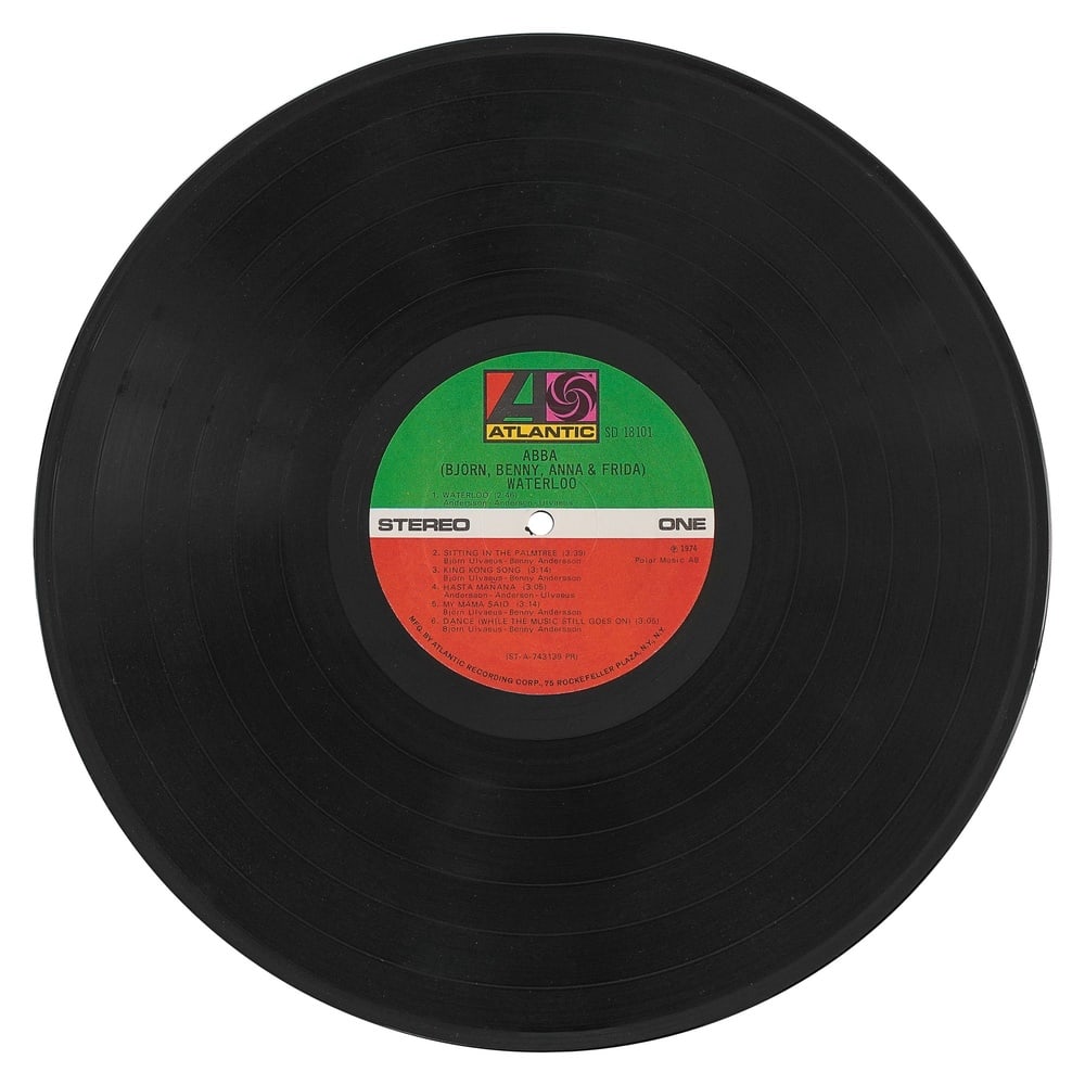 ABBA FULLY SIGNED "WATERLOO" LP - 3