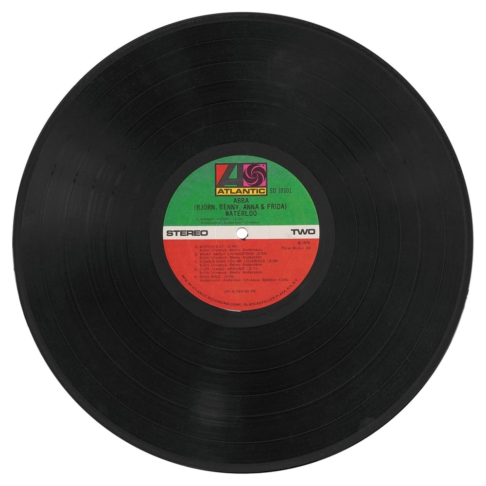 ABBA FULLY SIGNED "WATERLOO" LP - 4
