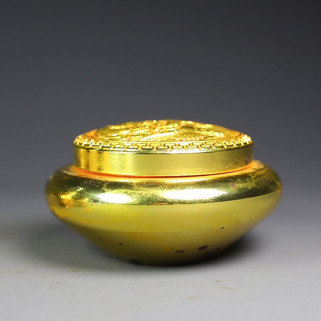 Yuan Dynasty Gilded Phoenix-Patterned Wine - 8