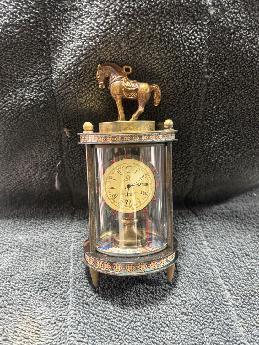 Cloisonne clock - 2
