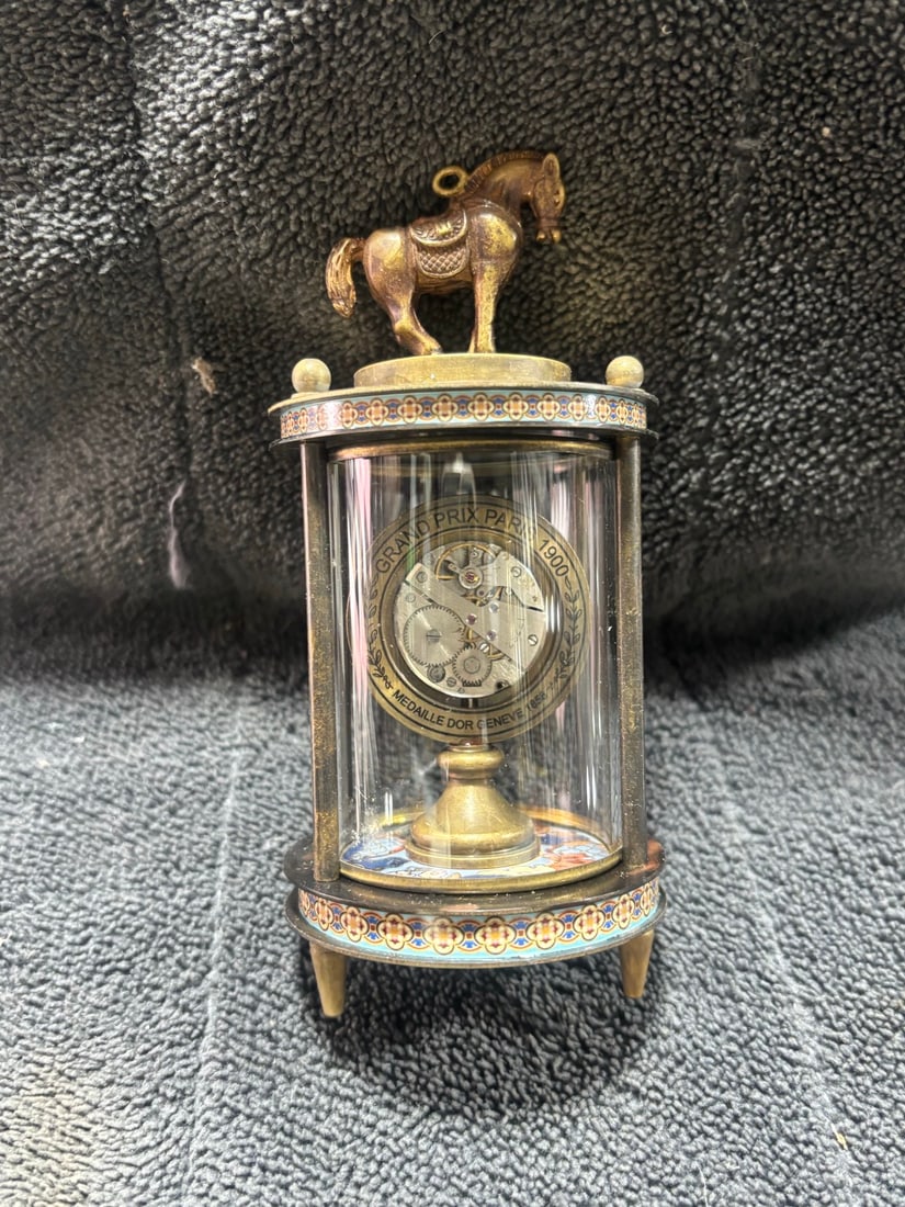 Cloisonne clock - 3
